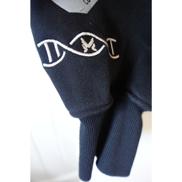 Matrix Fire Hoodie Mens Large Zip Up 1% Human Co-Creation Techwear Cyberpunk - Picture 7 of 10